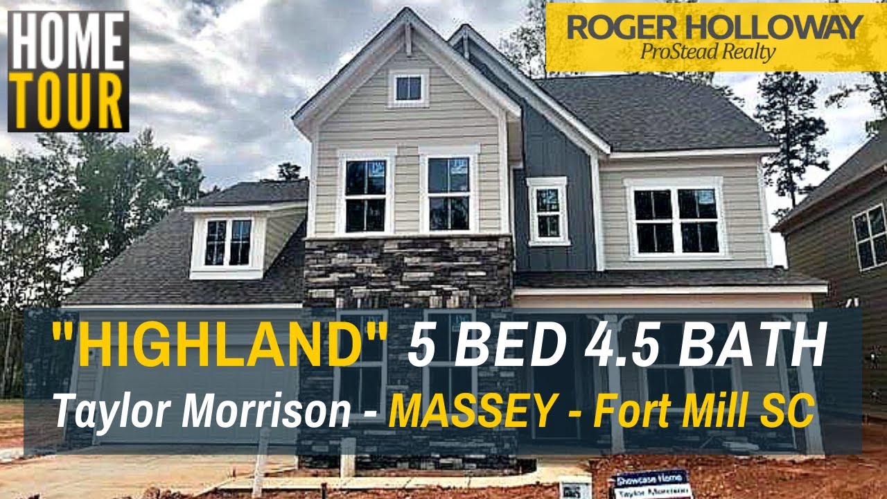 Taylor Morrison's HIGHLAND Plan at Massey, Fort Mill SC 29715 YouTube