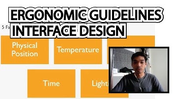 ERGONOMIC GUIDELINES FOR USER-INTERFACE DESIGN