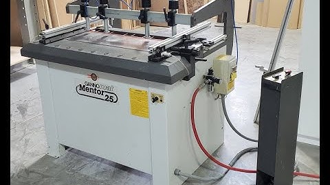 GANNOMAT MENTOR 25 CONSTRUCTION & LINE BORING MACHINE