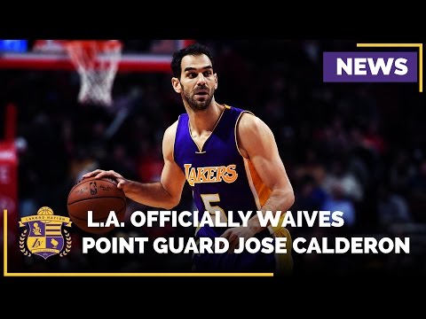 Lakers Waive Jose Calderon, Open Up A Roster Spot