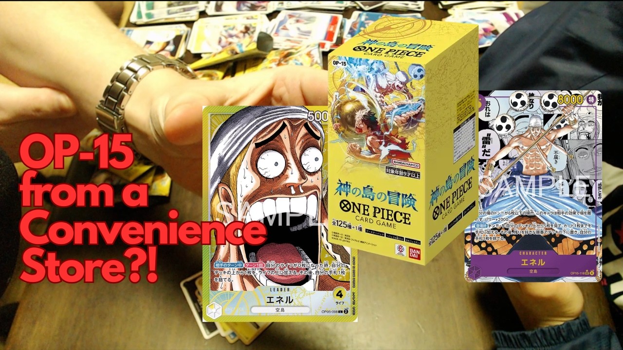 Opening Japanese OP-15 on release day! From a convenience store?!