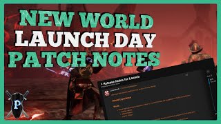 New World - Launch Patch Notes and State of Weapons