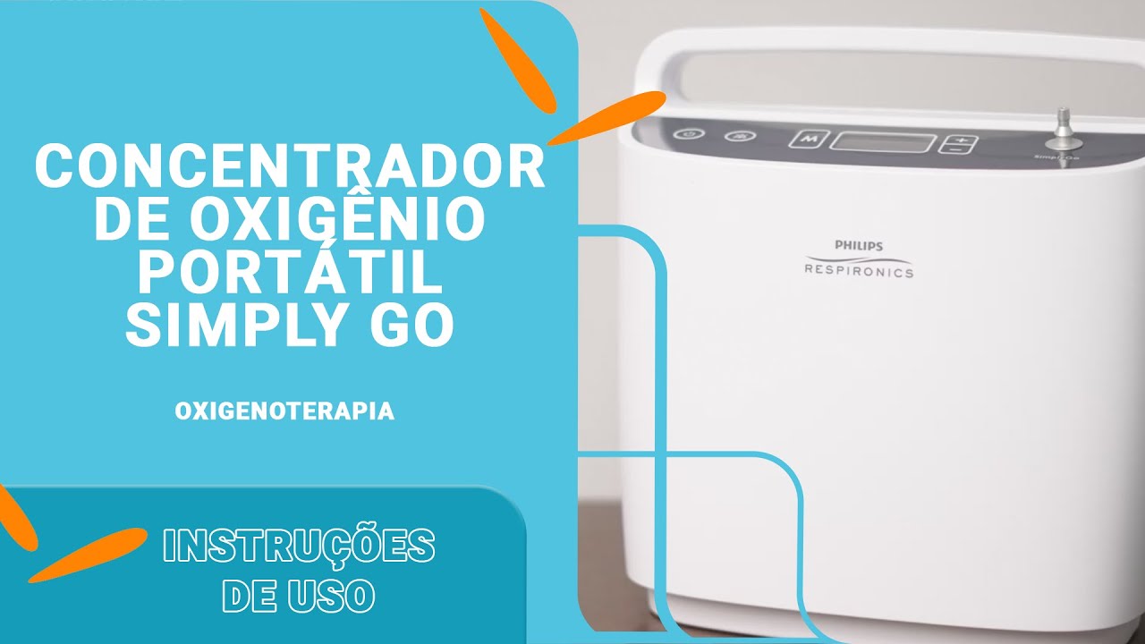 Concentrador Portátil SimplyGo - Philips: Instruções de Uso