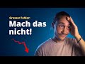 5 teure ETF-Fehler, die du unbedingt vermeiden solltest! 🔥