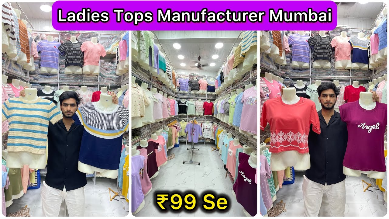 Bandra Ghas bazar Tops Market | Ladies Tops Manufacturer in Mumbai