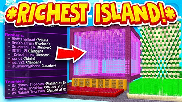 MAKING THE #1 *RICHEST* ISLAND ON DAY 1 OF *NEW* SKYBLOCK SERVER! | EnchantedMC