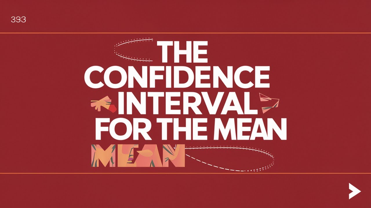 The Confidence Interval for the Mean - YouTube