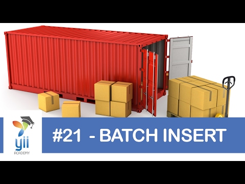 21 Yii Insert Batch Youtube