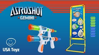 Astroshot Gemini Foam Ball Popper Guns and Target Shooting Game for Kids | USA Toyz screenshot 2