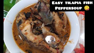 HOW TO COOK DELICIOUS TILAPIA FISH PEPPERSOUP | EASY FISH PEPPERSOUP RECIPE | NG STYLES KITCHEN