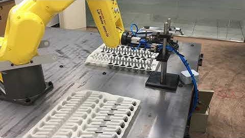 Fanuc Robot LR-Mate Palletizing Test