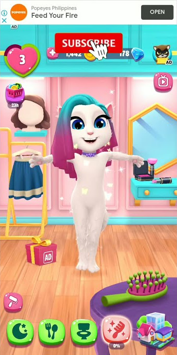 My Talking Angela 2: Grooming Time While Naked|Chamor Games