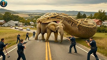 Giant Python Attacks Elephant – What Happened Next Will Melt Your Heart