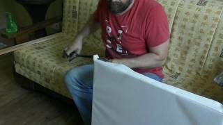 видео: Клапоух. Собираем подрамник и натягиваем холст. картинка: Клапоух. Собираем подрамник и натягиваем холст.