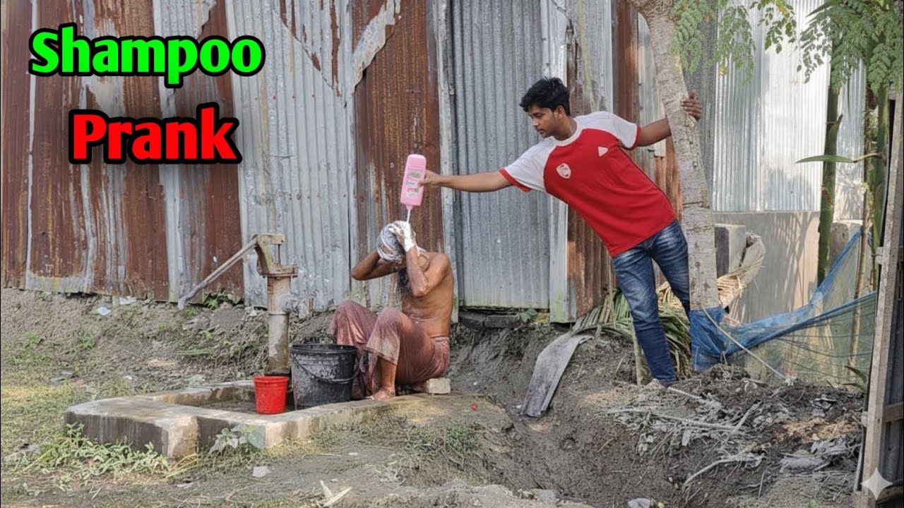 SHAMPOO PRANK PART 6! Shampoo prank with grandpa Aminul B1