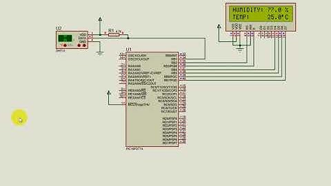 Measure Temperature and Humidity using DHT11 sensor and PIC micro-controller