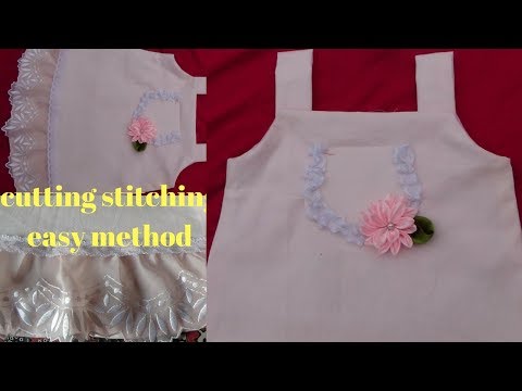 Beautiful Baby Frock Cutting And Stitching Best Frock Design For Baby Girl Dress Tutorial