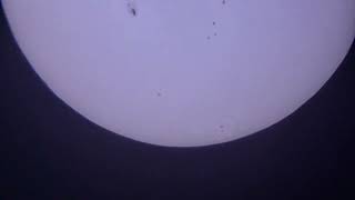 More than 20 Sunspots In One Day. 25 April 2026 . بقع شمسيةً كثيرة و كبيرة  في نفس الوقت.