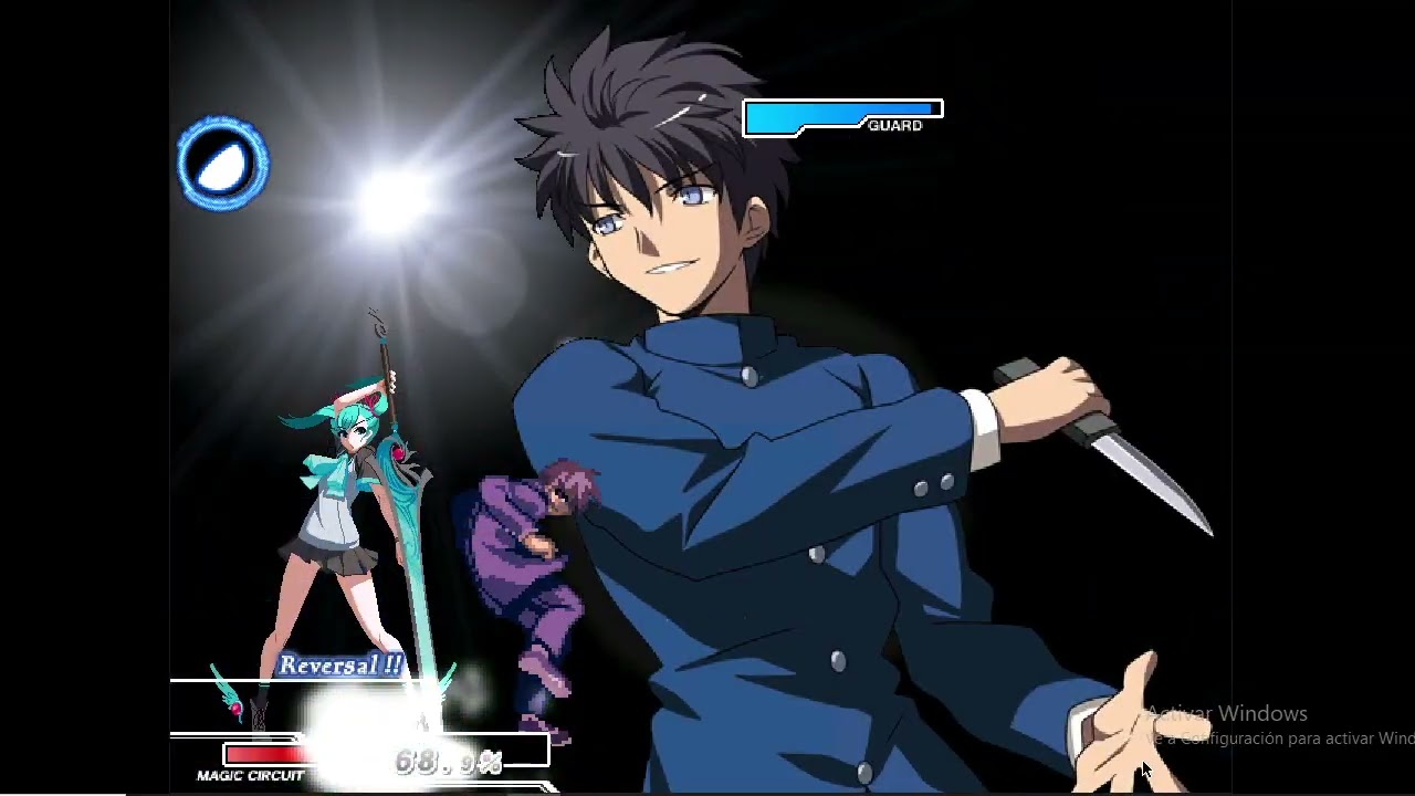 Mugen Battle #6302: Shiki Nanaya 1.1 AACC vs Nanase - YouTube
