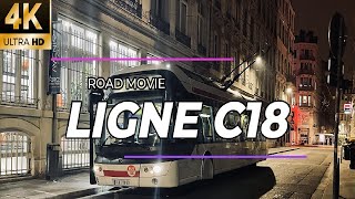 [Road Movie 4K UHD ] Ligne C18 du réseau TCL Lyon en direction de Croix-Rousse Nord. 🚎