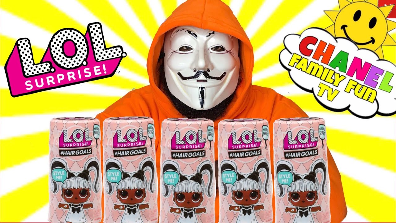 toysrus GAME MASTER Open L.O.L.Surprise #Hairgoals -Big Sister Hair Goals Makeover Series Dolls