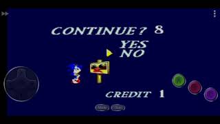 Sonic Blast (Master System): Game Over