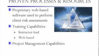 J.A. White \& Associates, Inc. Procurement, Subcontracting Capabilities.mov