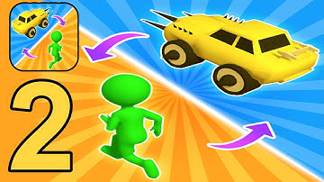 Shape Change Transform Race - Gameplay Walkthrough Part 2 All Levels 6 to 10 ( Android,iOS )