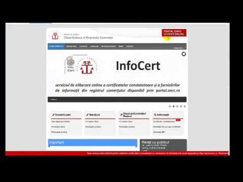 Serviciul online InfoCert
