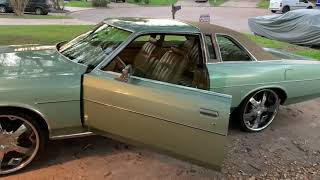 77 Ford LTD spearmint green on 22s