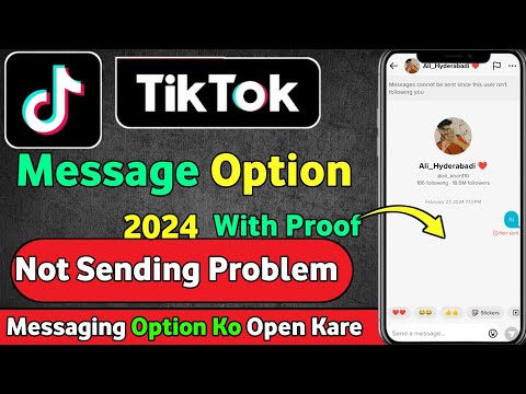 Tiktok message not