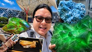 Exploring Donghai Crystal City! Huge Fluorite, Quartz Carvings & Rare Crystals 🇨🇳