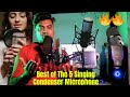 Best of The 5 Singing Condenser Microphone 🔥 | Best Singing Mic | Best of Five Condenser Singing Mic