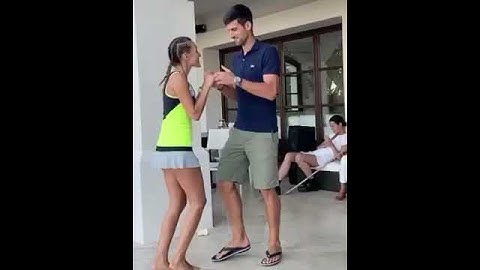 Novak Djoković is celebrating his 33rd birthday dancing with his wife Jelena Djokovic in Marbella