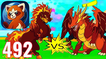 HORZARYX vs VOLCARNYX PVP Online Arena | Dynamons World Gameplay Part - 492 (iOS, Android)