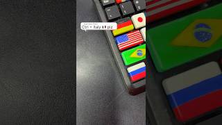 Mini Italy Flag On A Tiny Ctrl Key