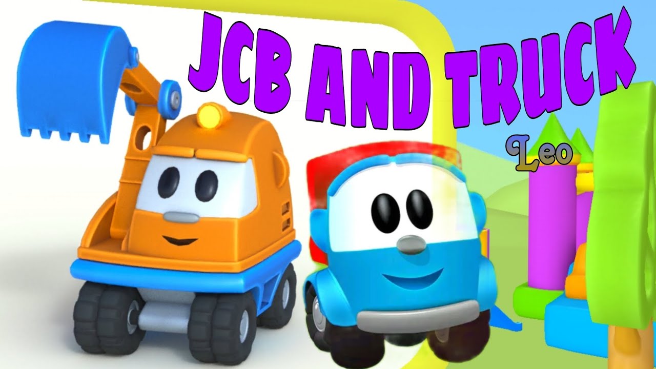 JCB Aur Truck Cartoon 🚜 | Leo Ke Sath Masti | Kids Cartoon Video.