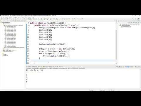 데이터 분석 3강 - ArrayList - toArray - YouTube