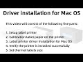 Mac OS Driver Tutorial-HIROBOT 4B-2054N Bluetooth+USB Thermal Label Printer Mac Driver Installation