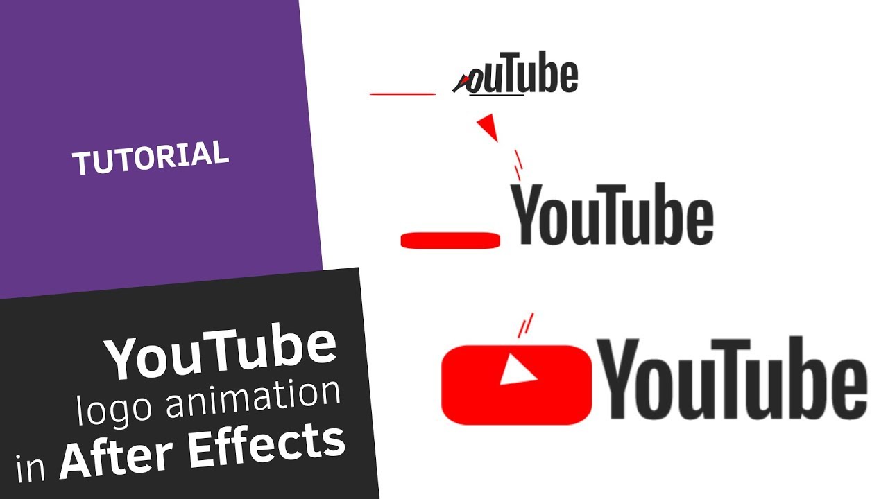 Youtube logo animation After Effects tutorial - YouTube