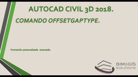 Autocad civil3d offsetgatptype