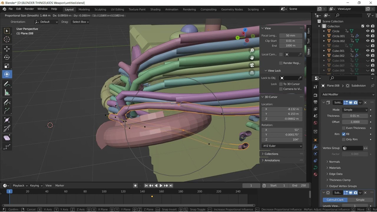 ONE PIECE CHAP 1039: Modelling Captain Kid New Weapon (Part 2)