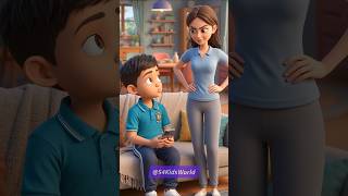 Shivansh चुपके से Mobile चला रहा था 😱📱 #cartoon #smartkids #cartoonlearning #kidslearning
