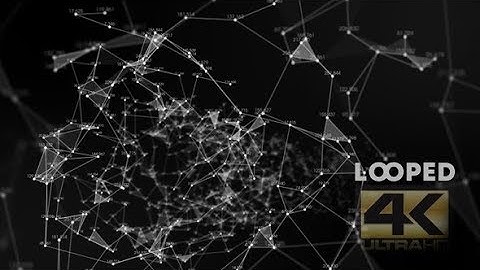 Plexus Tunnel Loop With Numbers Ver.5 | Motion Graphics - Videohive template