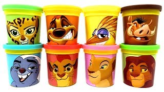 The Lion Guard Play-Doh Can Heads & Toys Lion King Kion Simba Nala Pumbaa Timon Fuli Bunga Ono