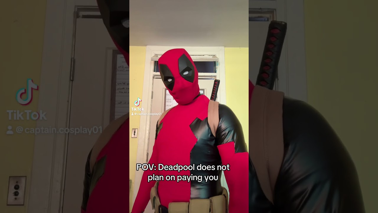 Deadpool Forgot His Wallet    #deadpoolcosplay #deadpool #funny #marvel #cosplay #cosplayer #xmen