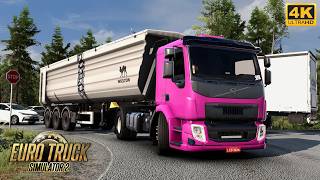 ETS2 1.59 | Realistic Driving | Volvo VM 2015 | Northen Norway Roads | POV 4K |