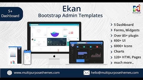 Ekan Dark - Dashboard Admin Template