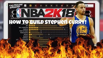 How To Build Stephen Curry On NBA 2k18!