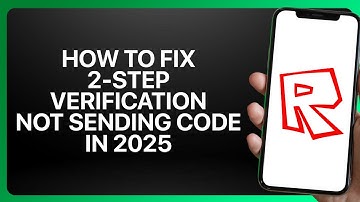 How To Fix 2 Step Verification Not Sending Code in Roblox 2025! Tutorial
